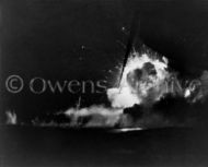  USS Bismarck Sea (CVE-95) explodes from Kamikaze attack 