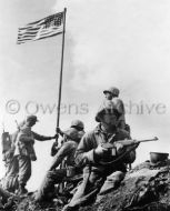 First Flag Raising on Mount Suribachi, Iwo Jima