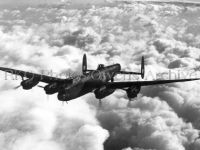 Avro Lancaster Bomber in Flight