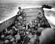 First Wave of Landing Craft "1st Division" Omaha Beach