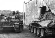 SS Panzer Tanks with 12th SS Panzer Division