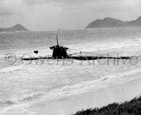 Captured Japanese Submarine, Pearl Harbor