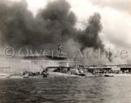 Planes and hangars wrecked at Pearl Harbor NAS