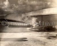  Planes burning at Hickam Field, Pearl Harbor, Hawaii