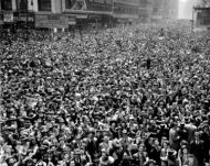 V-E Day in Times Square, May 8, 1945