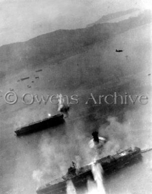 Helldiver Bombers Attack Japanese Carriers