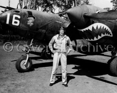 P-38 Lightning and Pilot Captain Robert Faurot