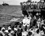 Fallen heroes buried at sea, Gilbert Islands