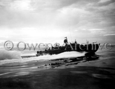 PT-103 Torpedo Boat during patrol, New Guinea