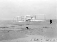 Wright Brothers First Flight in Wright Flyer 1903