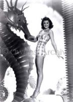 Esther Williams wearing swimsuit