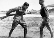 Bayonet fighting instruction, Camp Dick