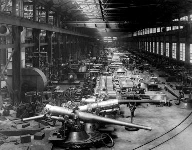 Large gun plant at Bethlehem Steel