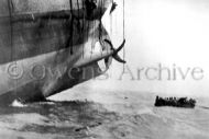 Ship torpedoed by German sub
