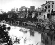 Destroyed town of Varennes, France