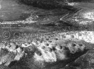 Bomb craters at Combres Hill, France