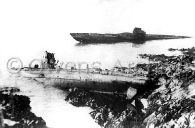 Two German U-boats sunk