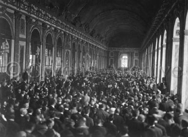 Signing of the Peace Terms. Versailles, France.